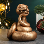 Фигура "Змейка мечтает" бронза, 6х6см - Фото 2