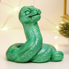 Фигура "Змейка Даша" зеленый металлик, 5х6х4см - Фото 3