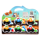 Набор тракторов «Весёлая стройка», инерционные, в наборе 6 шт., цвет МИКС - Фото 15