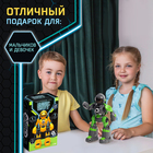 Робот радиоуправляемый «Кибер Бот», световые и звуковые эффекты, цвет серый - Фото 6