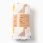 Пелёнка двухслойная «Крошка Я» Dino, 130×100 см, муслин, хлопок 100% - Фото 4