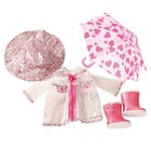 Набор одежды для дождливой погоды Gotz для куклы 46-50 см, 5 пр. - фото 110553323