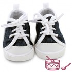Обувь для куклы Gotz «Кеды», цвет чёрно-белый, 42-50 см - фото 110553327