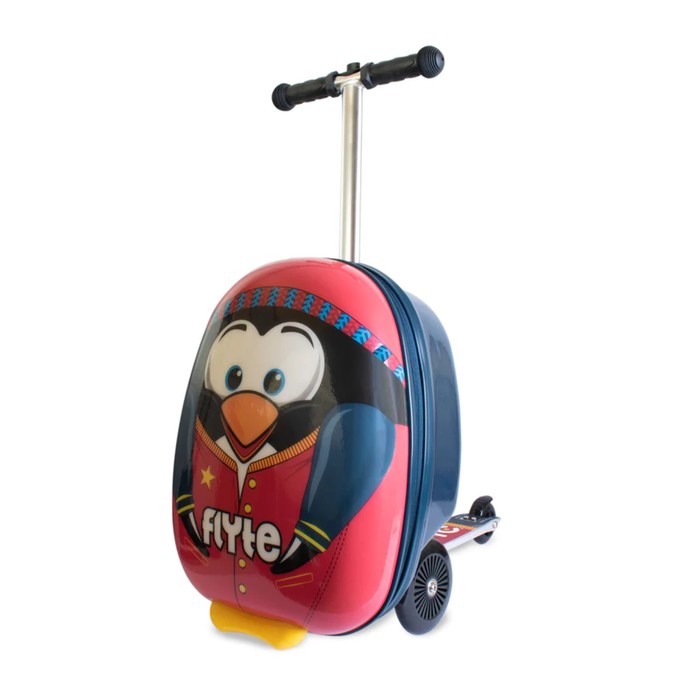 Самокат Zinc «Пингвин Перри», с чемоданом - Фото 1