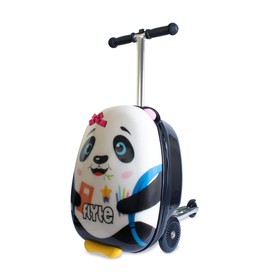 Самокат Zinc «Панда Пенни», с чемоданом