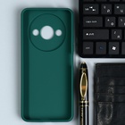 Чехол BoraSCO Mate для Xiaomi Redmi A3, силиконовый, зеленый - фото 11516790