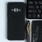 Чехол BoraSCO Mate для Xiaomi Redmi A3, силиконовый, матовый, черный - фото 11516801