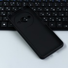 Чехол BoraSCO Mate для Xiaomi Redmi A3, силиконовый, матовый, черный - фото 11516802