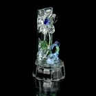Сувенир стекло "Мишка у цветка" со светом, МИКС, 9,8х4,8х4,8 см - Фото 2