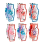 ваза стекло Калипсо 20*10 см цветы сердце МИКС - Фото 2