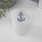 Подсвечник "Якорь" 8,4х7,9 см, 250мл 10639108