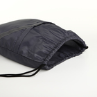 Мешок для обуви на шнурке, «ЗФТС», наружный карман, светоотражающая полоса, цвет серый - фото 24611681