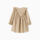 Платье для девочки MINAKU: Cotton collection цвет бежевый, рост 92 см - фото 110622552