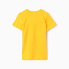Футболка для девочки, цвет жёлтый, рост 104 см - Фото 4