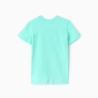 Футболка для девочки, цвет мятный, рост 122 см - фото 24600369