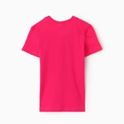 Футболка для девочки, цвет фуксия, рост 146 см - фото 24600507