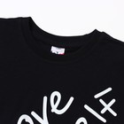 Футболка для девочки, цвет чёрный, рост 146 см - фото 24600523