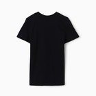 Футболка для девочки, цвет чёрный, рост 146 см - фото 24600525