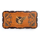 Нарды деревянные резные «Орёл», настольная игра, 45×45 см - Фото 2