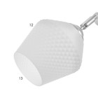 Люстра "Ава" 2хЕ27 40Вт бело-хромовый 45х26х27 см BayerLux - фото 24557894