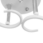 Люстра "Ава" 2хЕ27 40Вт бело-хромовый 45х26х27 см BayerLux - фото 24557896