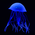 Декор для аквариума "Медуза", силиконовая, с неоновым эффектом, 6,5 х 6,5 х 11,5 см, синяя   1006961 - фото 11354150