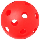 Мяч для флорбола ONLITOP, d=7.2 cм, 23 г, красный - Фото 2