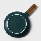 Блюдо для подачи Magistro, d=20 см, с деревянной ручкой, фарфор, бирюзовое - Фото 7