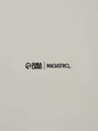 Блюдо фарфоровое для подачи с деревянной ручкой Magistro, d=20 см, белое 9917147