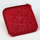 Контейнер пластиковый с крышкой Flexo, 2,7 л, цвет красный - фото 4508974