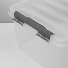 Контейнер для хранения с крышкой Africa, 15 л, цвет прозрачный - фото 24665811