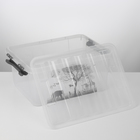 Контейнер для хранения с крышкой Africa, 15 л, цвет прозрачный - фото 24665812