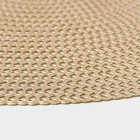 Салфетки сервировочные на стол Доляна «Тринити», d=38 см, 4 шт., цвет золото - Фото 5