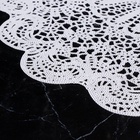 Салфетки сервировочные на стол Доляна «Лидия», d=38 см, 4 шт., белые - Фото 4