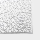 Набор салфеток сервировочных на стол Доляна «Астра», 45×30 см, 4 шт, цвет серебро - фото 4466348