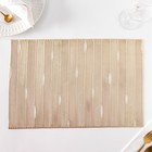 Салфетки сервировочные на стол Доляна «Триумф», 45×30 см, 4 шт., золотые - Фото 5