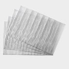 Салфетки сервировочные на стол Доляна «Триумф», 45×30 см, 4 шт., серебряные - Фото 3