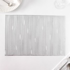 Салфетки сервировочные на стол Доляна «Триумф», 45×30 см, 4 шт., серебряные - Фото 7