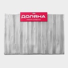 Салфетки сервировочные на стол Доляна «Триумф», 45×30 см, 4 шт., серебряные - фото 23268639