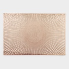 Салфетки сервировочные на стол Доляна «Ультра», 45×30 см, 4 шт., золотые - Фото 4