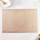 Салфетки сервировочные на стол Доляна «Ультра», 45×30 см, 4 шт., золотые - Фото 7