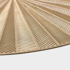 Салфетки сервировочные на стол Доляна Fly, d=38 см, 4 шт., золотые - Фото 5