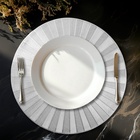 Салфетки сервировочные на стол Доляна Fly, d=38 см, 4 шт., серебряные - Фото 8