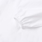 Платье для девочки MINAKU: Cotton collection с воротником, белое, рост 98 см - Фото 8