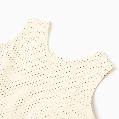 Платье для девочки MINAKU: Cotton collection, цвет молочный, рост 86-92 см