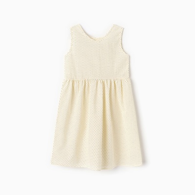 Платье для девочки MINAKU: Cotton collection, цвет молочный, рост 86-92 см