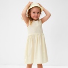 Платье для девочки MINAKU, цвет молочный, рост 98 см - фото 110622595