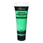 Краска акриловая матовая в тубе 75 мл CALLIGRATA, КМ045, Бледно-зеленый, пантон 7479С - Фото 1