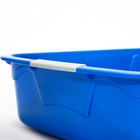 Туалет с бортом и сеткой, 45×34×15 см, синий/серый - Фото 5