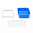 Туалет с бортом и сеткой, 45×34×15 см, синий/серый - Фото 8